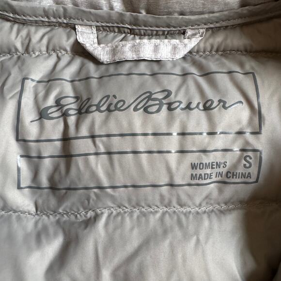 Eddie Bauer Women's CirrusLite Down Packable Jacket Gray EB650 EUC Size Small - Picture 9 of 16